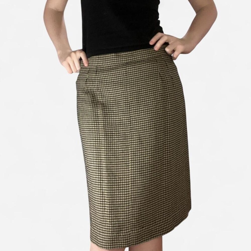 Women’s Hoodsooth Midi Skirt Size S Plaid Vintage Inspired